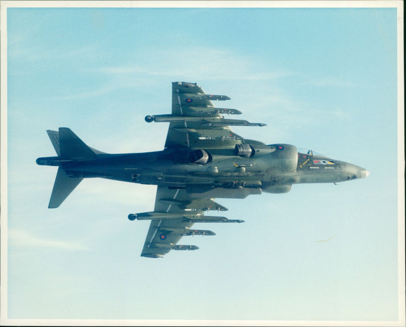 Aircraft Harrier. - Vintage Photograph