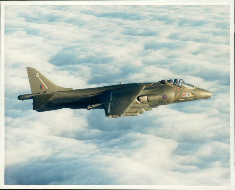 Aircraft Harrier. - Vintage Photograph