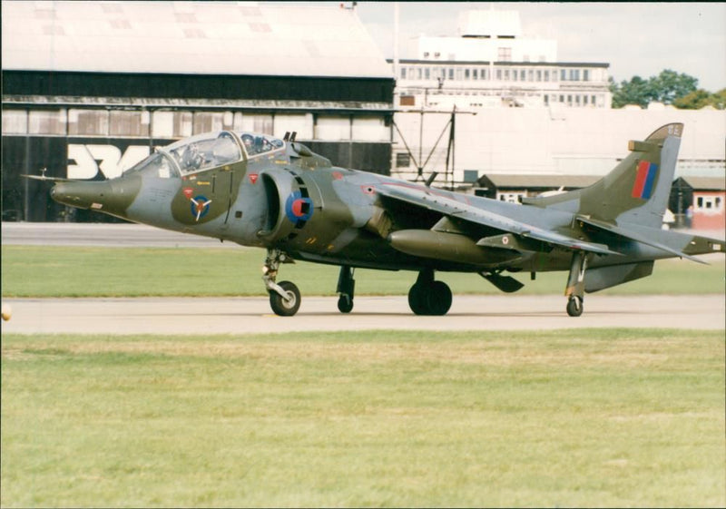 Aircraft Harrier. - Vintage Photograph