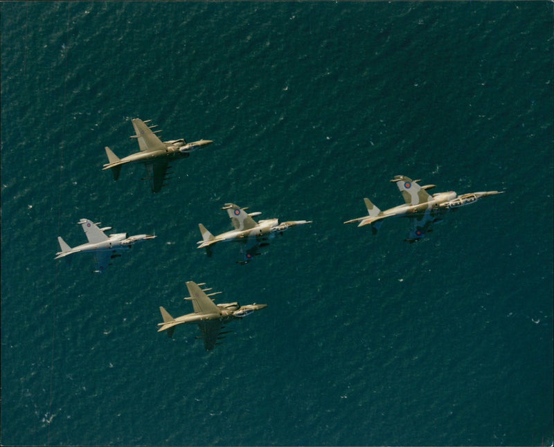 Aircraft Harrier. - Vintage Photograph