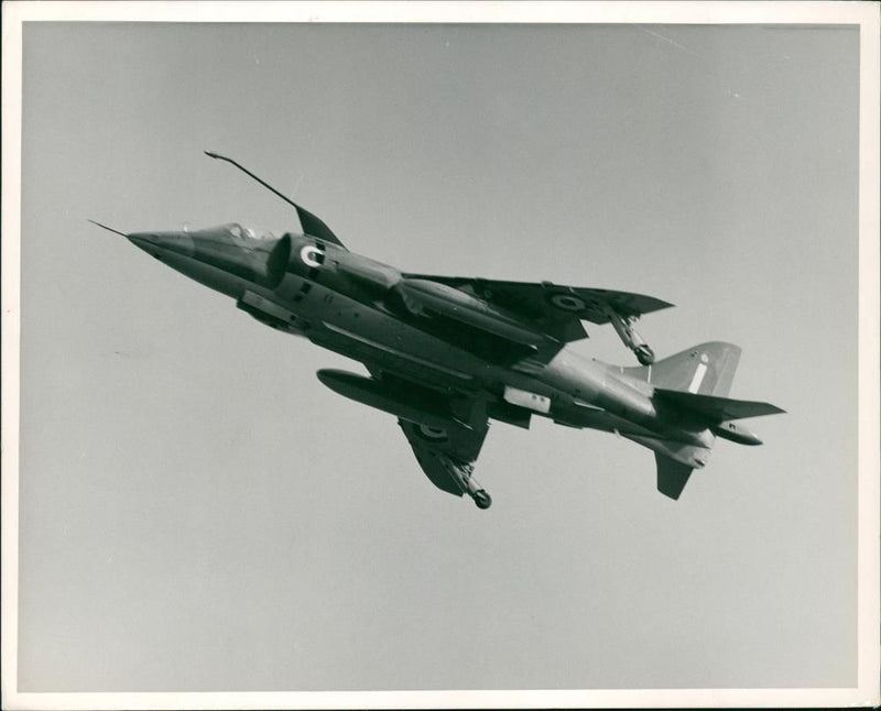 Aircraft Harrier. - Vintage Photograph