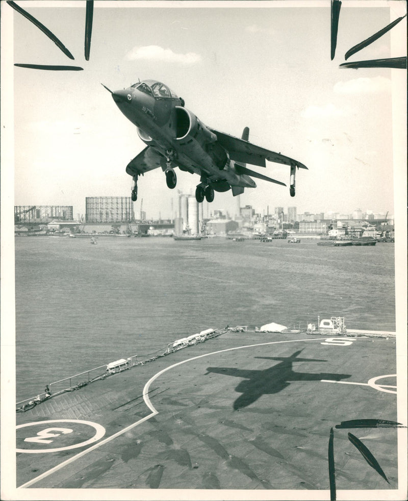 Aircraft Harrier. - Vintage Photograph