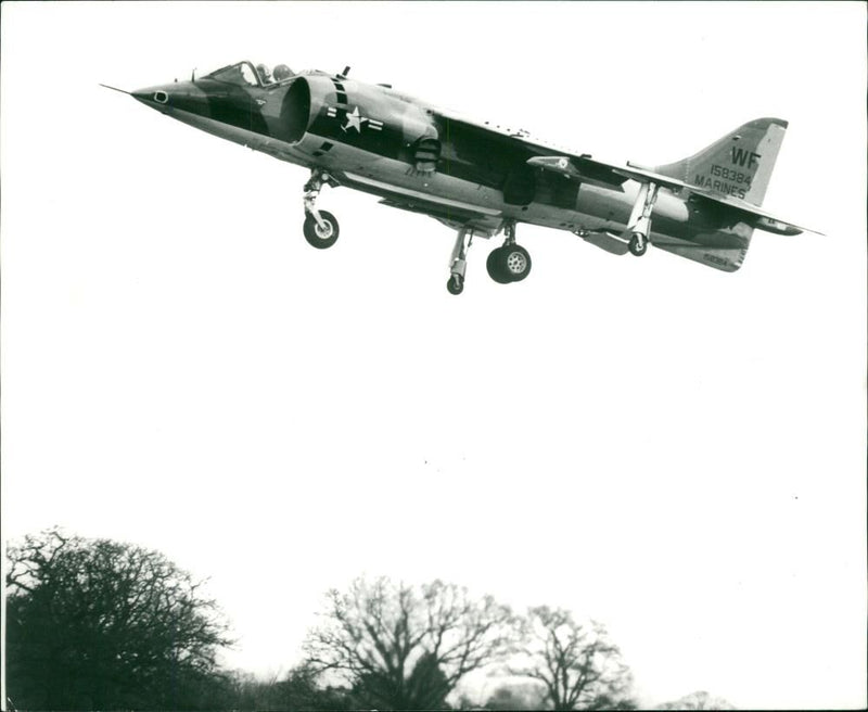 Aircraft Harrier. - Vintage Photograph