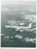 Boeing 707 Jet airliner. - Vintage Photograph