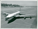 Boeing 707 Jet airliner. - Vintage Photograph
