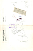 Giraffe Animal. - Vintage Photograph