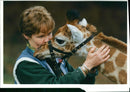Animal Giraffe nick-named "jumbo" - Vintage Photograph