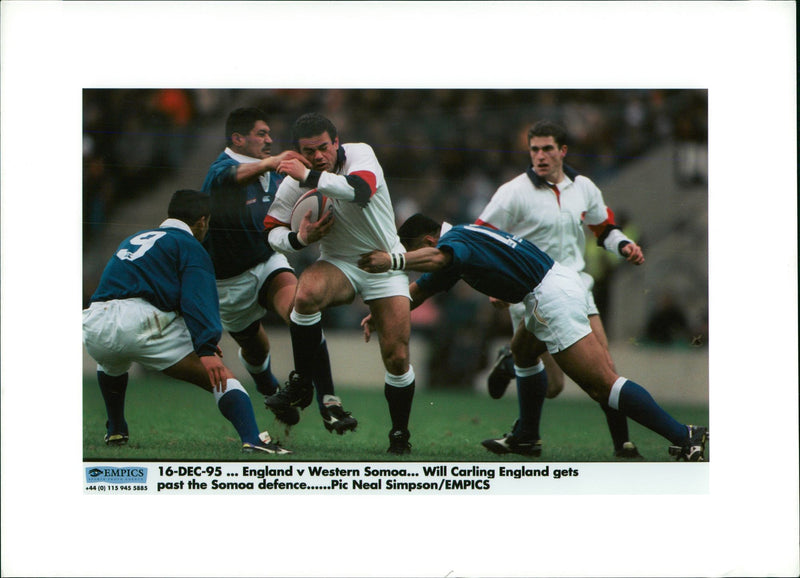 Will Carling Rugby player - Vintage Photograph