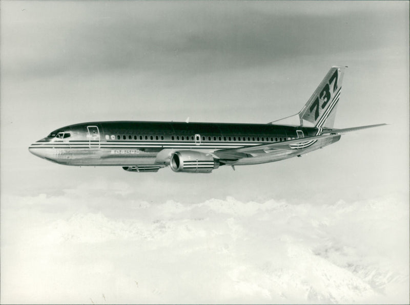 Boeing 737-300 - Vintage Photograph