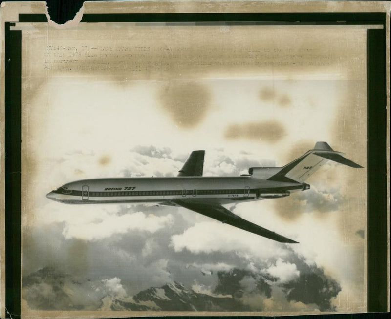 Boeing 727 - Vintage Photograph