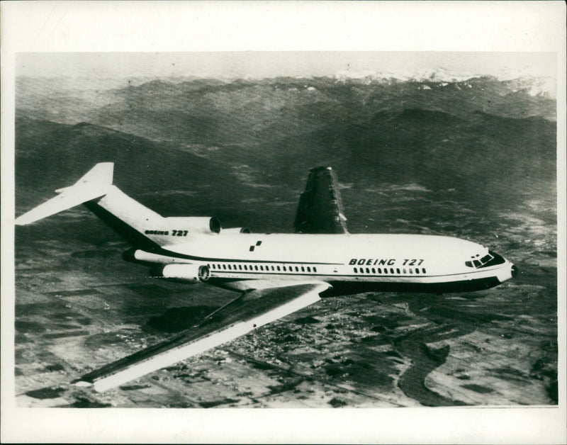 Boeing 727 - Vintage Photograph