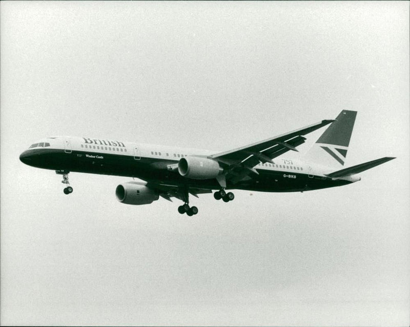 Boeing 757 Airliner. - Vintage Photograph