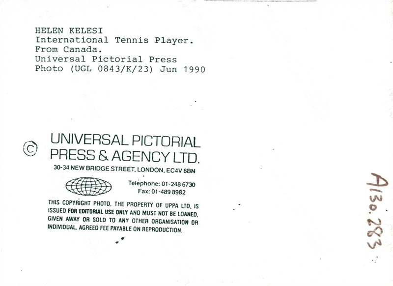 Helen Kelesi. - Vintage Photograph