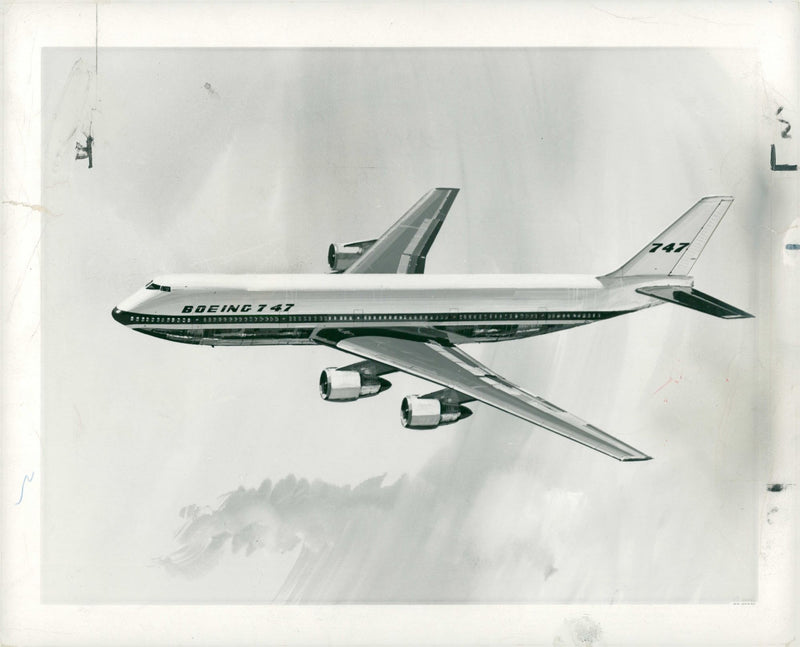 Boeing Commercial Airplanes - Vintage Photograph