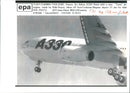 Airbus A330 Wide-body jet airliner - Vintage Photograph