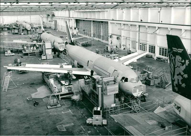 Airbus A330 Wide-body jet airliner - Vintage Photograph