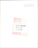 Keith Crossan - Vintage Photograph