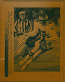 American football quarterback Randall Cunningham, Philadelphia Eagles - Vintage Photograph