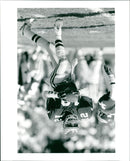 American football quarterback Randall Cunningham, Philadelphia Eagles - Vintage Photograph