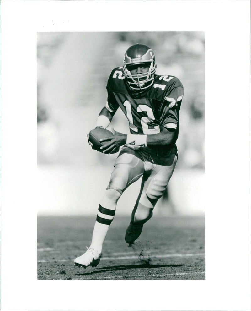American football quarterback Randall Cunningham, Philadelphia Eagles - Vintage Photograph