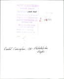 American football quarterback Randall Cunningham, Philadelphia Eagles - Vintage Photograph