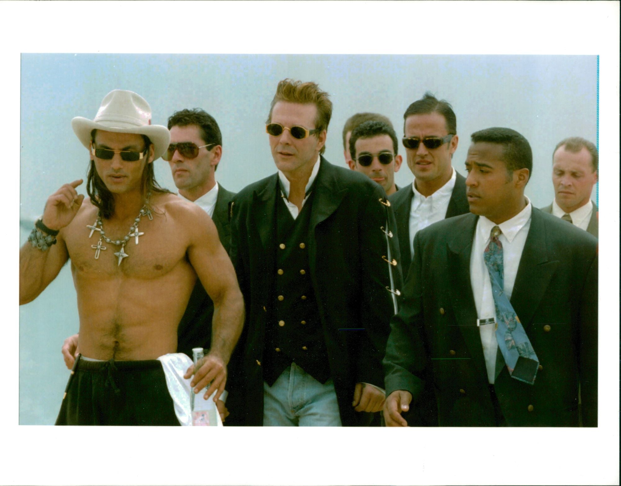 Mickey Rourke American actor - Vintage Photograph