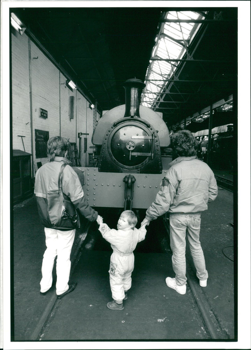 Didcot Railway centre thomas the tank celebration. - Vintage Photograph