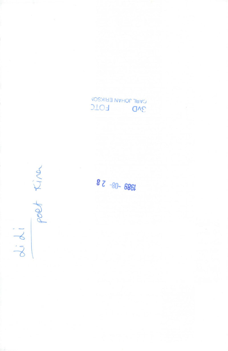 JOHAN CARL FOTC ERIKSON POET LILI CHINA - Vintage Photograph