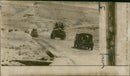 Israeli tanks advancing towards the Fatah base - Vintage Photograph