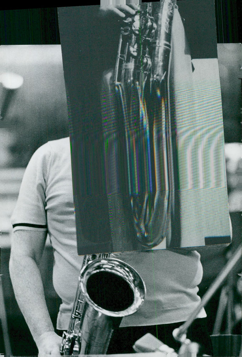 Lars Gullin, musician - Vintage Photograph