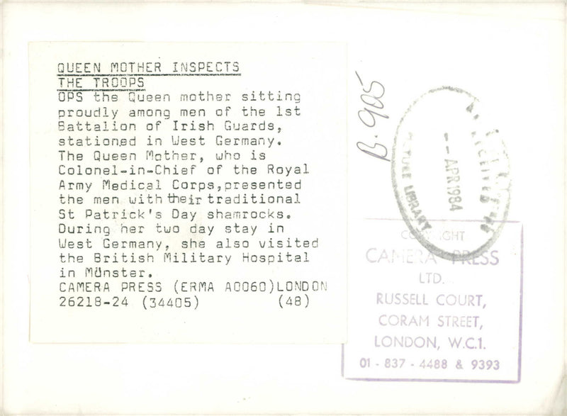 Queen Elizabeth the Queen Mother - Vintage Photograph