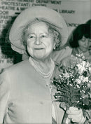 Queen Elizabeth the Queen Mother inspects he Troops - Vintage Photograph