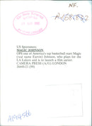 Magic Johnson American basketball player. - Vintage Photograph