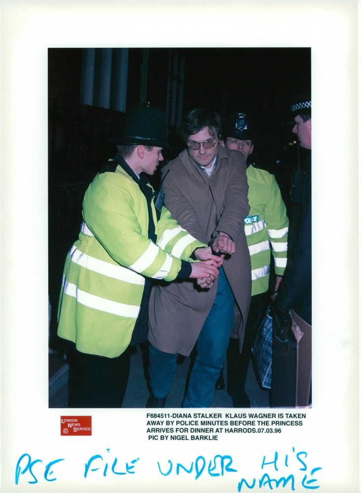 Klaus Wagner, Princess Diana stalker - Vintage Photograph