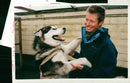 Husky with john sweeny - Vintage Photograph