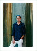 1995 SWEDEN BUSTLE RESPONSIBLE IMAGE DELIVERY POET - Vintage Photograph