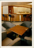 Queen Elizabeth 2 Ship (the crystal bar) - Vintage Photograph