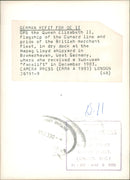 Queen Elizabeth 2 Ship (German refit) - Vintage Photograph