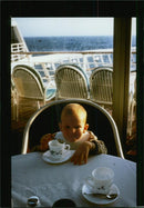 Queen Elizabeth 2 Ship - Vintage Photograph