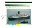 Queen Elizabeth 2 Ship - Vintage Photograph