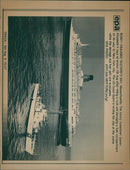 Queen Elizabeth 2 Ship - Vintage Photograph