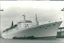 Queen Elizabeth 2 Ship - Vintage Photograph
