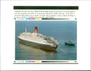 Queen Elizabeth 2 Ship - Vintage Photograph