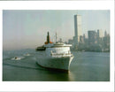 Queen Elizabeth 2 Ship - Vintage Photograph