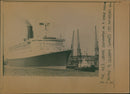 Queen Elizabeth 2 Ship - Vintage Photograph