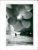 Queen Elizabeth 2 Ship (damaged) - Vintage Photograph
