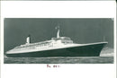 Queen Elizabeth 2 Ship at panama and suez canals - Vintage Photograph