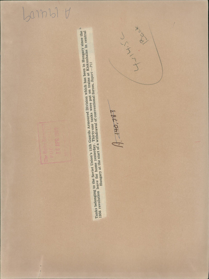 Hungarian Revolution of 1956 War - Vintage Photograph