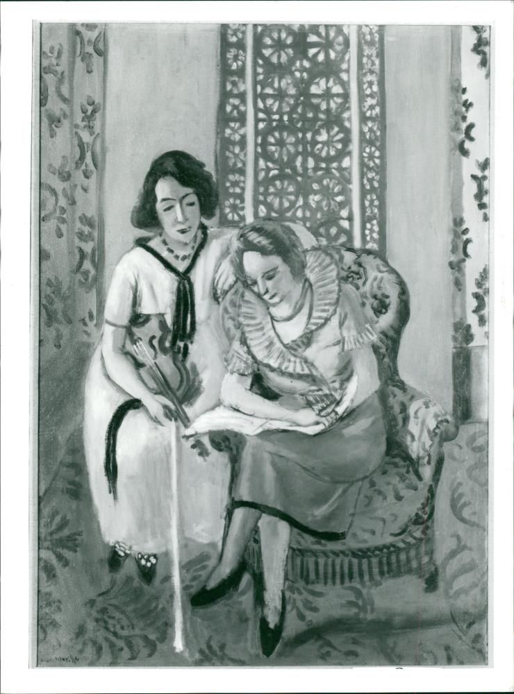 Henri Matisse's 'Les Musiciens' - Vintage Photograph