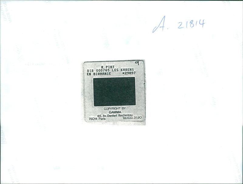 Burma: Karen Rebel Army - Vintage Photograph